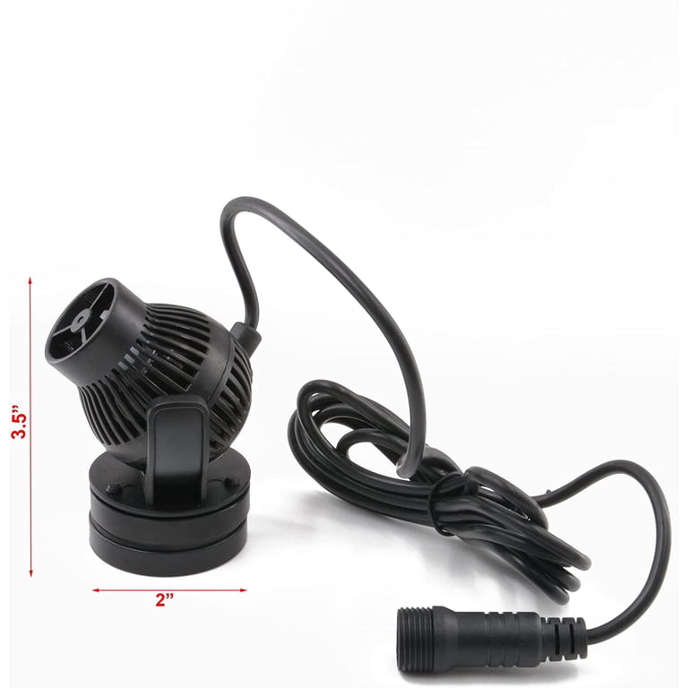 2-Pack Jebao TW10 Reef Wave Maker Pumps With Controller – 110V Powerhead For Saltwater Aquariums, Creates Natural Water Flow, New 3 thumbnail image