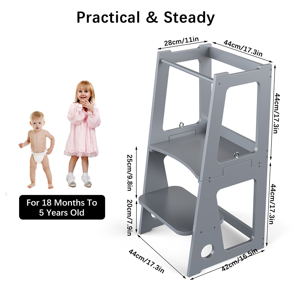 CORE PACIFIC Kitchen Buddy 2-in-1 Stool for Ages 1-3 only $48.38 Shipped  (reg. $79.99) at Walmart!