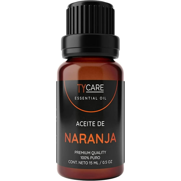 Aceite Esencial de Naranja (Citrus Sinensis) - 100% PURO PREMIUM QUALITY - 15 ML TY CARE ESSENTIAL OIL Aceite Esencial de Naranja (CITRUS SINENSIS).