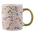thumbnail image 3 of Mainstays applique rose avec poignée dorée 11.5oz Mug, 3 of 5