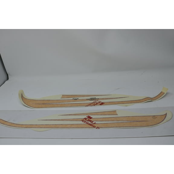 NEW OEM 1996 HARLEY FXSTSB SPRINGER BAD BOY YELLOW GAS TANK DECALS PAIR L/R