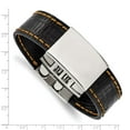 thumbnail image 3 of White Stainless Steel bracelet Contemporary Black Orange Men's 8.5 in 25 mm 23, 3 of 3