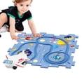 thumbnail image 2 of Pistas de carreras XIANXIAN para niños, juego de rompecabezas de pista de autos, pista de autos de carrera, vehículo de juguete y tablero de rompecabezas, carrito eléctrico de montaje DIY, juguetes, 2 of 8