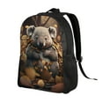 thumbnail image 6 of Easygd Cute Fallen Leaf Koala Versatile and Stylish Backpack: Comfort, Storage, and Durability for College,Work, Travel, and Everyday Use, 6 of 8