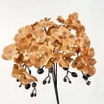 thumbnail image 5 of Artificial Orchid Flowers 9 Large Heads of Real Touch Vivid Phalaenopsis Orchid Flower Stem 27.2" Tall, Artificial Flowers Branches for Home Decor, Office House Decoration-Purple Phalaenopsis, 5 of 6
