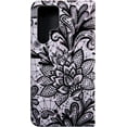 thumbnail image 2 of Wallet Case for Samsung Galaxy S22 Ultra (Not S22), Colorful Painted Premium PU Leather Cute Flip Cover with Card Holder & Kickstand Phone Case for Samsung Galaxy S22 Ultra Black Lace, 2 of 7