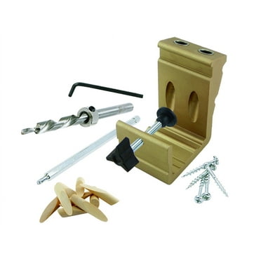 General Tools 76 Piece Pocket Hole Jig Kit with Carrying Case, Aluminum | 850