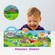 thumbnail image 3 of Reusable Sticker Books,Dinosaurs Sticker Toys for Kids Age 2-5,Durable and Non-Adhesive,Window Clings for Kids,Educational Stickers Toy Birthday Chris, 3 of 4
