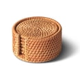 thumbnail image 1 of Paquete de 6 taza de bebidas Posavasadores Mats aislamiento de calor Mesa de cocina Mesa Placemats Absorción de agua Restaurante Taza Taza Pads Decoración Inevent HA009633-00B, 1 of 6