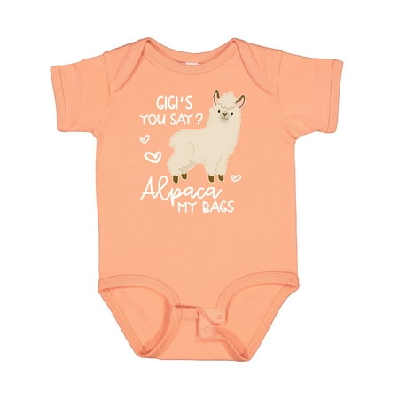 

Inktastic Gigi s You Say Alpaca My Bags Gift Baby Boy or Baby Girl Bodysuit