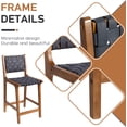 thumbnail image 6 of CangLong,Dark Grey Counter Stool Barstool 24 Inch Seat Height ,Set of 1,Dark Grey, 6 of 7