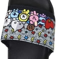 thumbnail image 5 of BT21 Line Friends Ladies Slides - Officially Licensed Slides - Tata, Van, Chimmy, Cooky, Shooky and RJ, 5 of 7