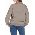 thumbnail image 3 of UVN Oversized Sweatshirts for Women Winter Long Sleeve Turtleneck Hoodies Ladies Pullover Fall Tops, 3 of 8