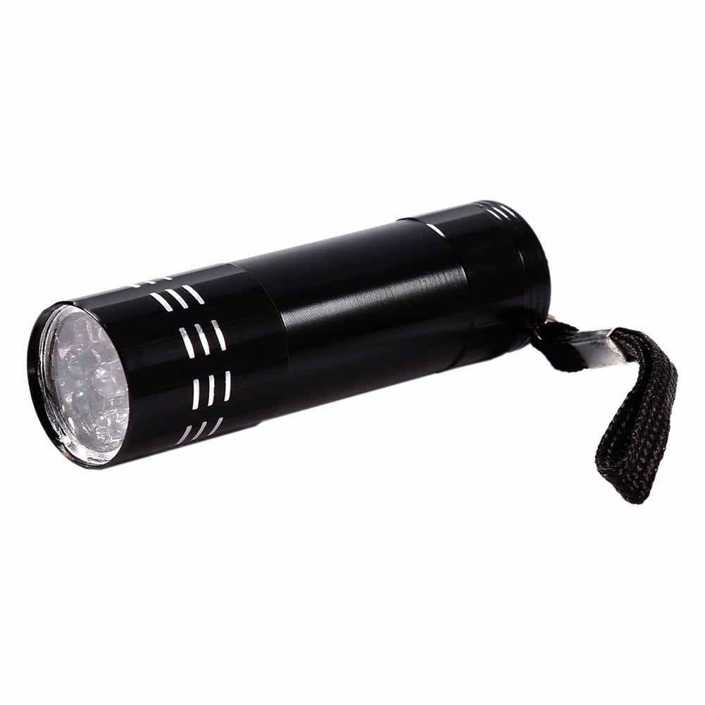 Qiilu LED handheld blacklight , detector blacklight,Aluminum Alloy UV 9 ...