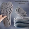 thumbnail image 2 of Plantillas deportivas antibacterianas para zapatos, plantillas ortopédicas de espuma viscoelástica, desodorización, absorción del sudor, cojín para correr, 2 of 4