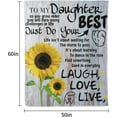 thumbnail image 5 of Yibo Blanket Gift for Mom Birthday Gift for Mom Gift to Mom for Birthday Thanksgiving Christmas from Daughter or Son Throw Blanket, 5 of 7