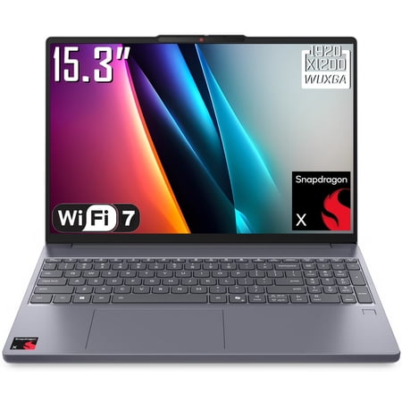 Lenovo IdeaPad Slim 3x Copilot+ PC Laptop, 15.3" FHD+ 1920 x 1200 LCD IPS Screen, Snapdragon X, WiFi 7, 720p Webcam, Backlit Keyboard, Win 11 Home (16GB DDR5 RAM / 512GB SSD)