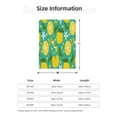 thumbnail image 5 of Fuzoiu fruits Print Flannel Throw Blanket,Light Weight Warm Decorative,Throw Blanket Cover for Sofa, Couch, Bedroom,Travel-60"x50", 5 of 6