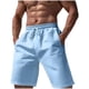 thumbnail image 1 of pstuiky Pantalones cortos deportivos para hombre, Pantalones cortos deportivos informales de verano para hombre, con bolsillos y cordón, de cintura media Pantalones cortos cargo, 1 of 5