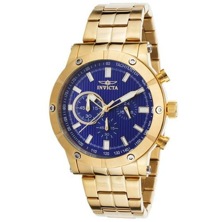 Invicta Men's Specialty 18162 Gold Stainless-Steel Japanese Chronograph Dress Watch