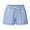 Light Blue, variant on IROINNID Cotton Shorts for Women Elastic Waist Solid Color Three Way Pants With Drawstring Shorts,Pink