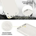 thumbnail image 2 of Sumao Designed for iPhone 14 Case, Silicone Shockproof Slim Thin Phone Case (White), 2 of 10