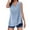 Light Blue, variant on Mgmyaa Women's Casual Tank Tops Summer Sleeveless V Neck Split Hem Shirt Tops