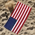thumbnail image 3 of Kaufman - 4th of July American Flag Beach Towel - 2 Pack Set. 30" x 60", 3 of 9