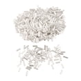 thumbnail image 1 of 300 cuentas de tubo de vidrio de 2 mm x 6 mm para collares, pendientes y accesorios. Plata, 1 of 9