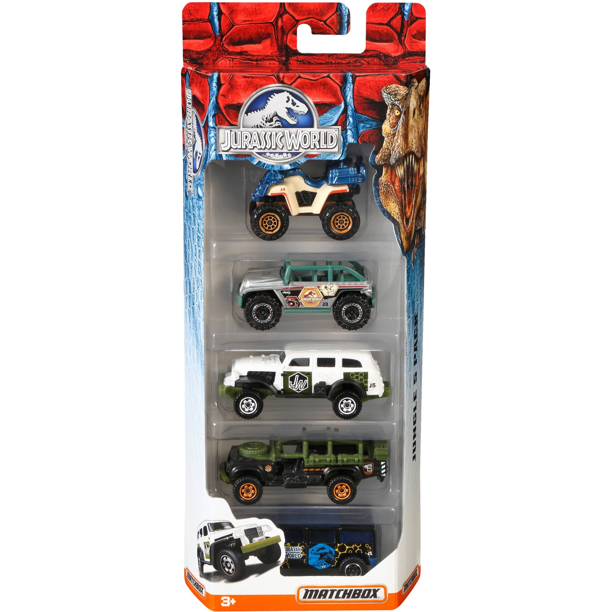 matchbox jurassic world cast