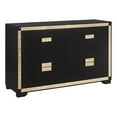 thumbnail image 2 of Global Furniture USA Blake 16.5"W Wood Dresser in Black/Gold, 2 of 6
