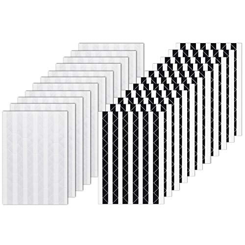 Senkary 30 Sheet 3060 Pieces Black, White and Multicolored Photo Corner Stickers Self Adhesive for Scrapbooking Photo Album 