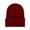 Jujube Red, variant on Windfall Men Women Lightweight Beanies Hats Running Skull Cap Helmet Roll up Edge Skullcap