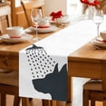 thumbnail image 5 of Table Runner - 70 Inch Long, Dogs Showering Kitchen Dining Table Runner Dresser Scarves, Modern Abstract Art Funny Animals Farmhouse Decor for Coffee Tables Wedding Party Banquet, 5 of 8