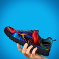 thumbnail image 6 of Trendy Colorful Psychedelic Design Comfortable Summer Sneakers Knitted Fabric Platform Sneakers Casual Sneakers, 6 of 8