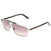 Gucci Men's 2202/S Rectangle Sunglasses,Ruthenium Frame/Grey Gradient Lens,One Size