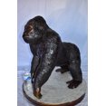 thumbnail image 3 of Nifao Gorilla Standing on Four Detailed Impressive Bronze Statue – Bronze Statue, Home Decor, 20"L x 17"W x 24"H, 3 of 10
