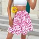 thumbnail image 4 of Falda corta floral pequeña con estampado de estilo dulce con personalidad a la moda informal para mujer Wmkox8yi  FGJ2234, 4 of 5