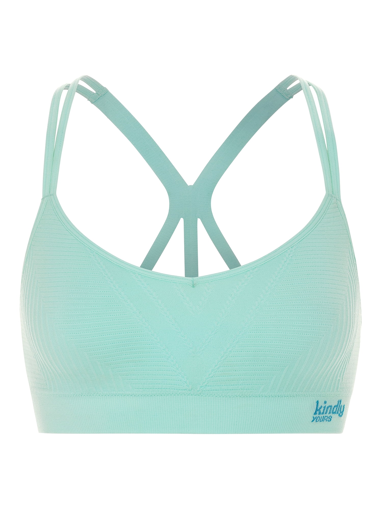 Kindly Yours Women’s Wire-Free Seamless Textured Voop Bralette, Sizes S-XXXL