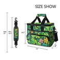 thumbnail image 6 of Bright Four Leaf Clover Insulated Lunch Bag 15L Cooler Box for Women Men Work Camping Beach Travel, 6 of 7