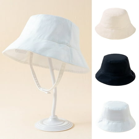 

rygai Baby Hat Cute Breathable Soft Summer Outdoor Boys Girls Sun Visor Cap Daily Wear White