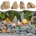 thumbnail image 4 of Simulation Rockery Diorama Rocks Stone, Lightweight Foam Artificial Rock Cover, Realistic Artificial Stone for Landscaping, Terrarium Decor Tank Aquarium Decoration, 4 of 8