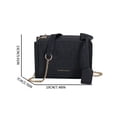 thumbnail image 2 of Bolso bandolera para mujer Bolso de hombro con diseño de piedra informal Bolsos con cadena (Negro 1) Ehuebsd Para Estrenar, 2 of 2