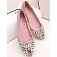 thumbnail image 1 of Chaussures Plates Décontractées pour Femmes, Paillettes à la Mode, Confortables, Pointues, 1 of 4