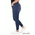 thumbnail image 2 of Alivia Ford Plus Size Jeans for Women – High Waisted Skinny Jeans for Women – 29” (18, Hudson Wash), 2 of 6