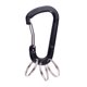 thumbnail image 5 of Hebilla de seguridad de aleación con 3 uds. De anillos, Clip para llavero, ganchos para colgar rápidos (negro) Ehuebsd Para estrenar, 5 of 9