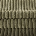 thumbnail image 5 of Phantoscope 22" x 22" Modern, Contemporary, Transitional Olive Green Striped Polyester Throw Pillow , ( 2 Count), 5 of 6