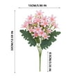 thumbnail image 2 of Storsr 2pcs Artificial Hydrangea Artificial Maple Bouquet - Home Hotel Wedding Party Decor Long-Lasting Faux Maple Ornament, 2 of 5