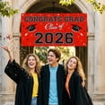 thumbnail image 4 of 2026 Graduation Party Backdrop Banner Congrats Grad Class of 2026 Photo Booth Background 59 x 39 in Durable Polyester Fabric Ceremony Decoration 60x40 Inch, 4 of 5