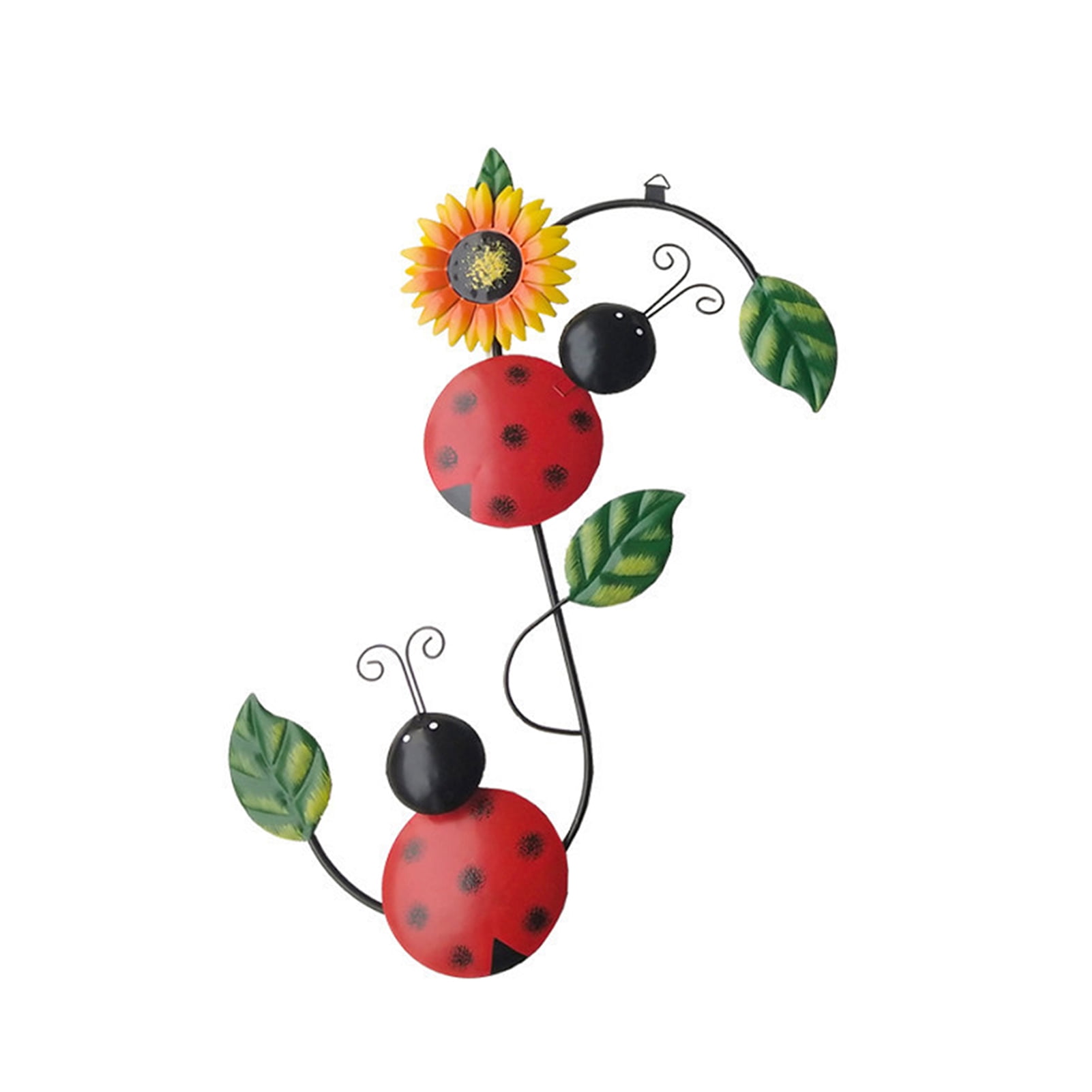 IMSHIE 3D Metal Beetle Wall Art Decorative Sculptures Balcony Wall